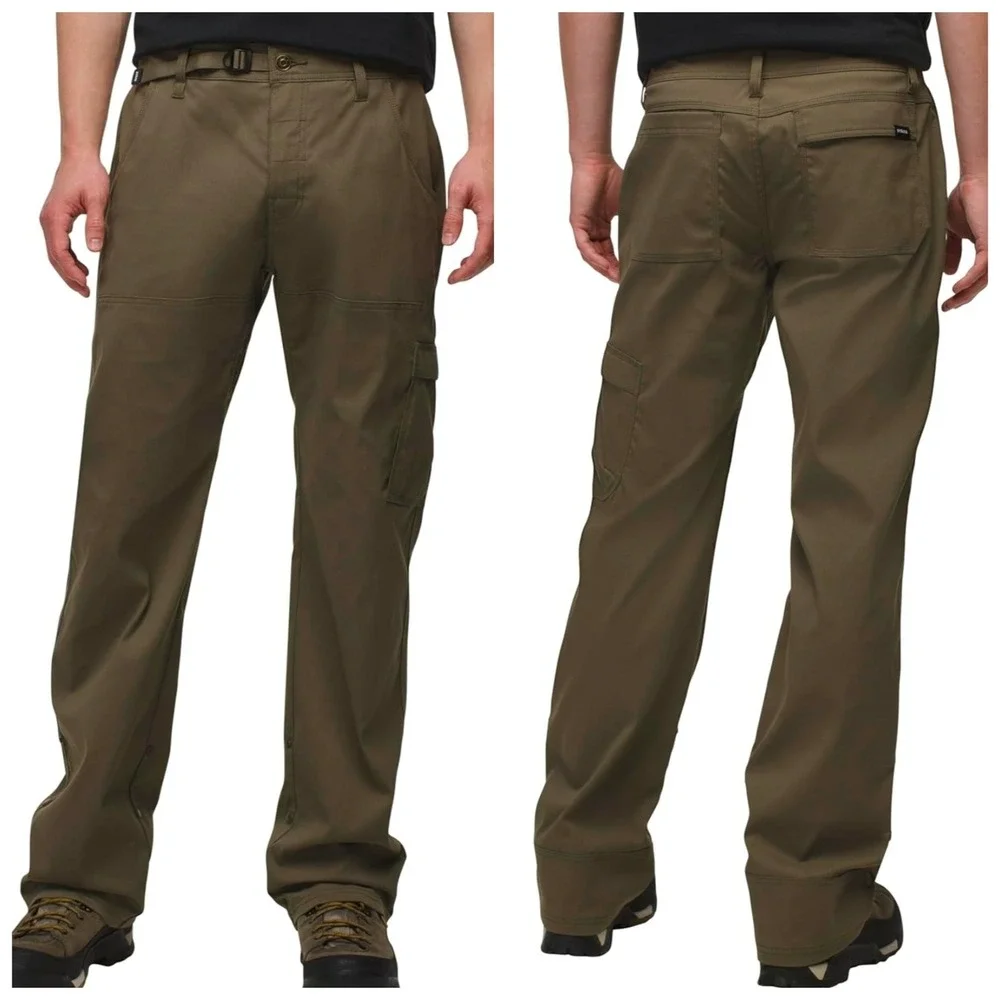 prAna Stretch Zion Pant II Men's 32x30 Slate Green Hiking Cargo Pants NWT gorp